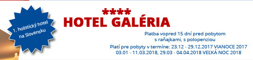 Hotel Galéria**** – 1. holistický hotel na Slovensku