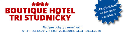 Boutique Hotel Tri Studničky*** – 1. Feng-šuej hotel na Slovensku
