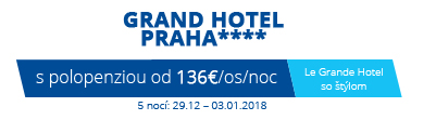 Grand Hotel Praha**** – Le Grande Hotel so štýlom